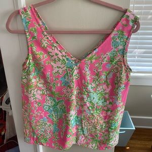 Lilly Pulitzer silk top XS